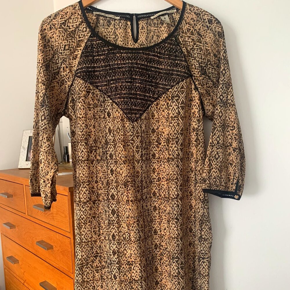 Maison Scotch by Scotch Soda Boho Chic Shift Dress 36" L